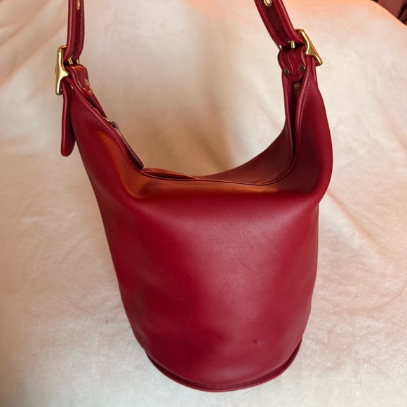 Vintage Coach Leather Bucket Bag - Picture 2 of 15